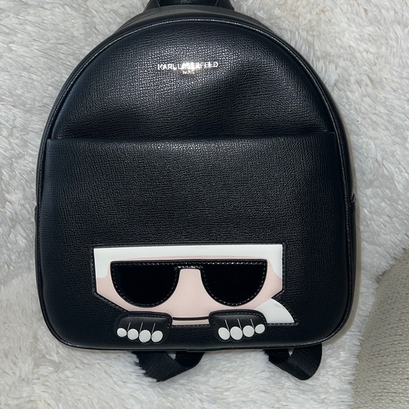 Karl Lagerfeld Handbags - KARL LAGERFELD Karl Character Front Backpack